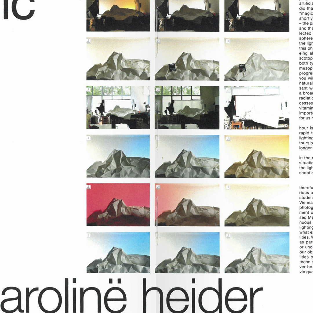 Luise Thüringer    <b>Magic Hour</b> Book Design 4 dieAngewandte