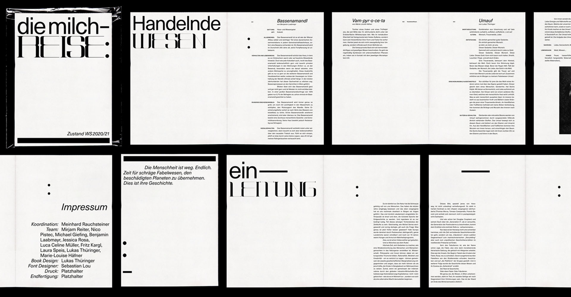 Luise Thüringer    <b>Die Milchreise</b> Book Design
